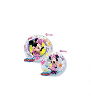 GLOBO BUBBLES 22" MINNIE MOUSE BOW-TIQUE