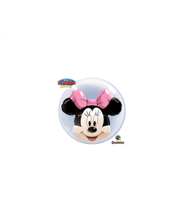 GLOBO BUBBLES 24" DOUBLE MINNIE