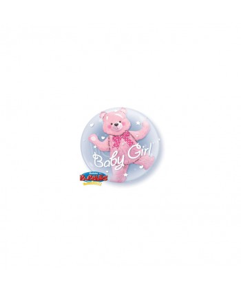 GLOBO BUBBLES 24" DOUBLE BABY PINK