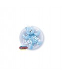GLOBO BUBBLES 24" DOUBLE BABY BOY