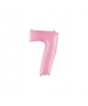 GLOBO FOIL 40" N. 7 ROSA PASTEL REF.077PP