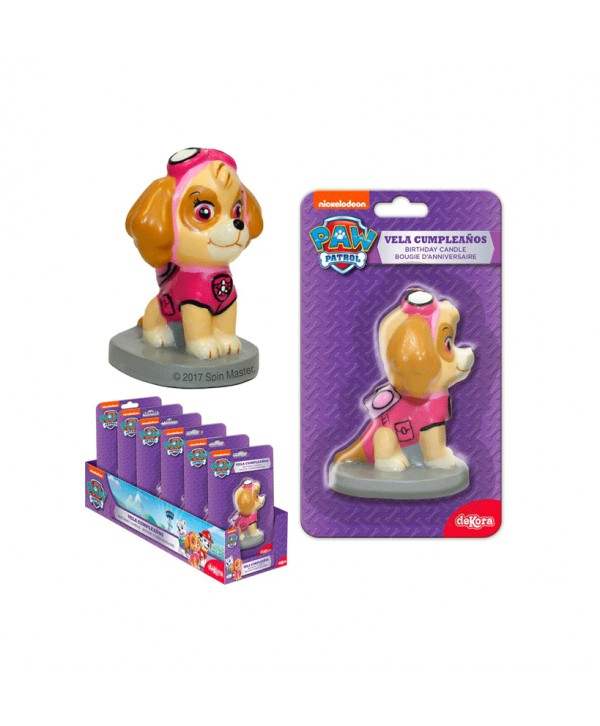 VELA PAW PATROL SKYE 3D 7CM. REF:346181 6UN.