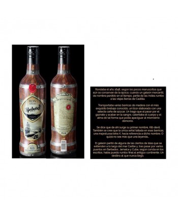 KARIBEÑO RON AÑEJO 38%vOl. 70CL.