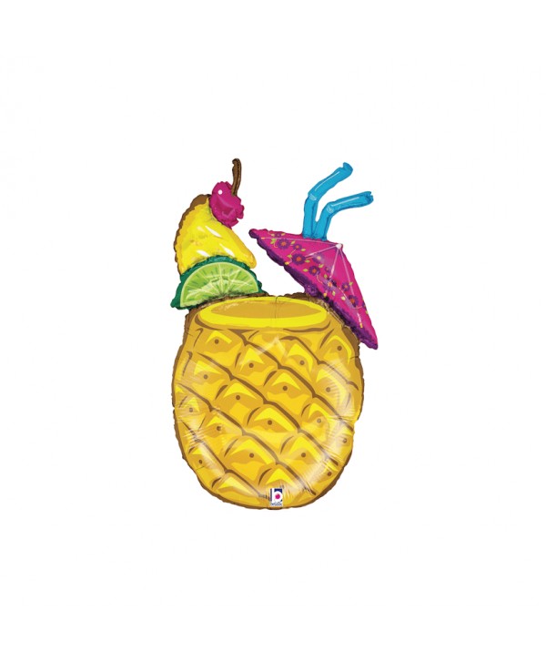 GLOBO FOIL 37" PIÑA TROPICAL 94CM.