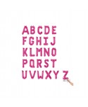 GLOBO FOIL MAGENTA 16" LETRA  T