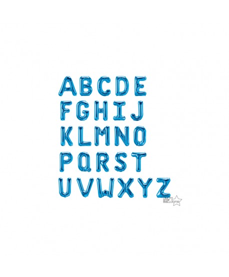 GLOBO FOIL AZUL 16" LETRA R