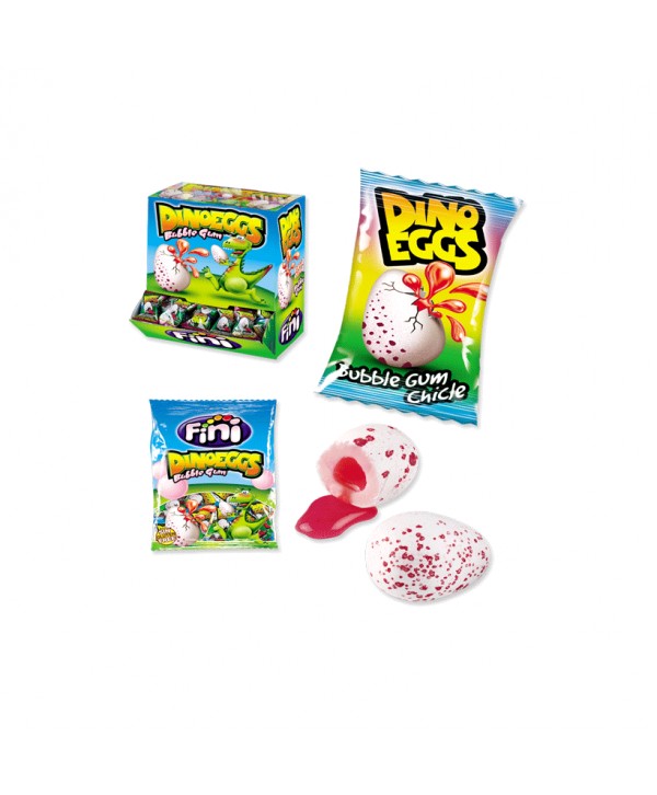 FINI CHICLES HUEVOS DINO 200UN.