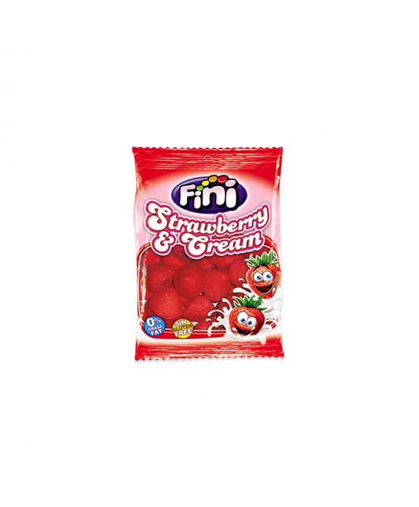 FINI BOLSITA FRESAS CON NATA 12X75GR.