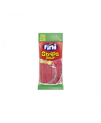 FINI BOLSITA ZERO GLUTEN STRIPS SOUR STRAWBERRY12X75GR.