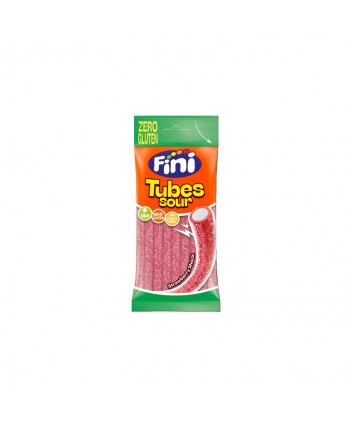 FINI BOLSITA ZERO GLUTEN TUBES SOUR STRAWBERRY12X75GR.