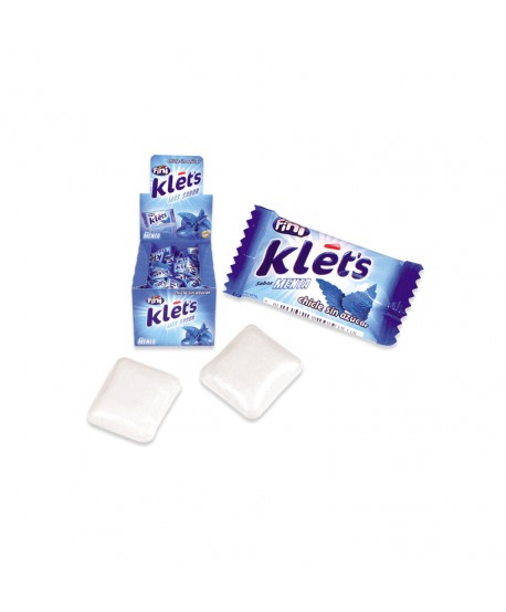 FINI CHICLES KLET´S MENTA  S/AZ 200UN.