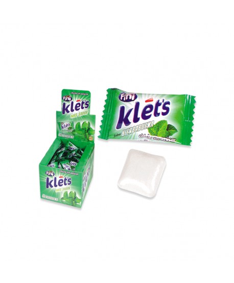 FINI CHICLES KLET´S HIERBABUENA S/AZ 200UN.