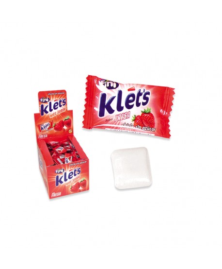 FINI CHICLES KLET´S FRESA S/AZ 200UN.