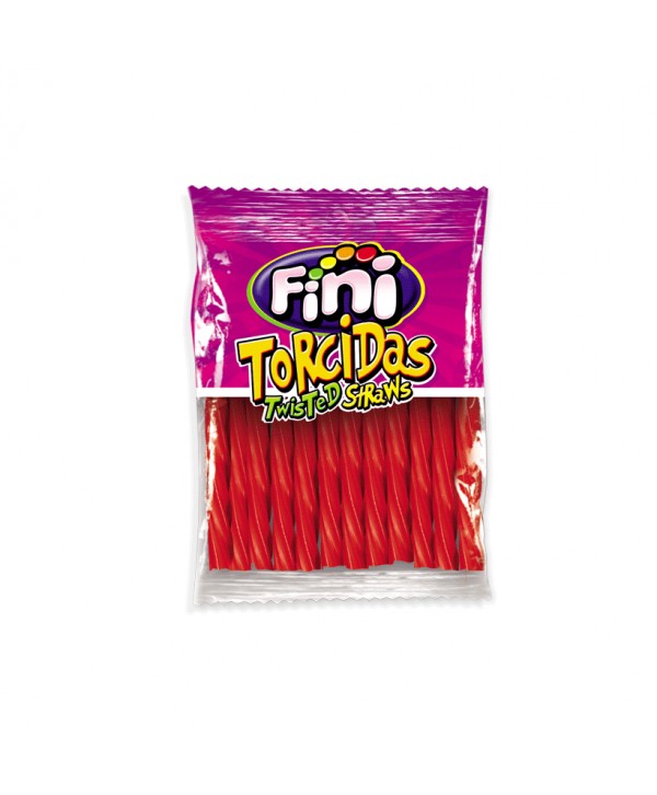 FINI BOLSITA REGALIZ TORCIDAS FRESA 18X150GR.