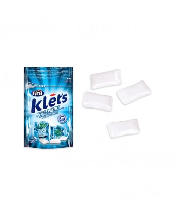 FINI BOLSITA CHICLES KLETS MENTA FUERTE 22X39GR. 