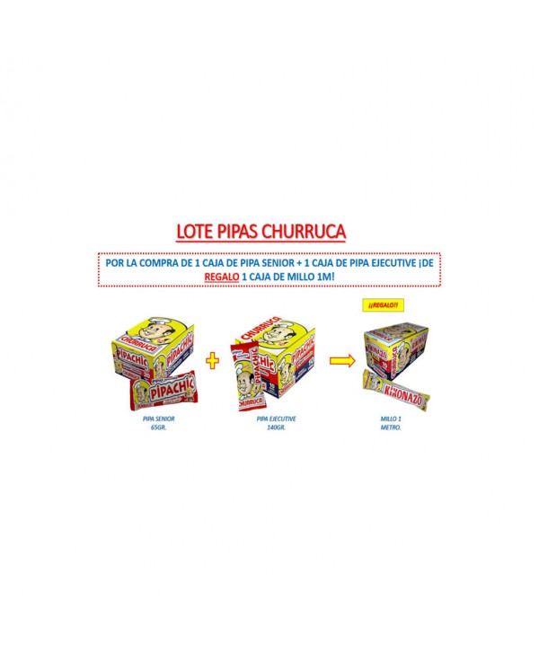 LOTE PIPA SENIOR+PIPA EJECUTIVE REGALO MILLO 1M.