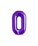 GLOBO FOIL 34" 87CM PURPURA NO.0