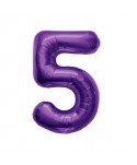 GLOBO FOIL 34" 87CM PURPURA NO.5