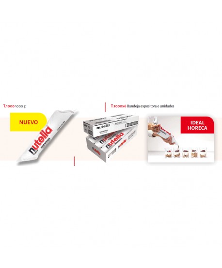 NUTELLA FOOD SERVICE MANGA PASTELERA  6X1KG.