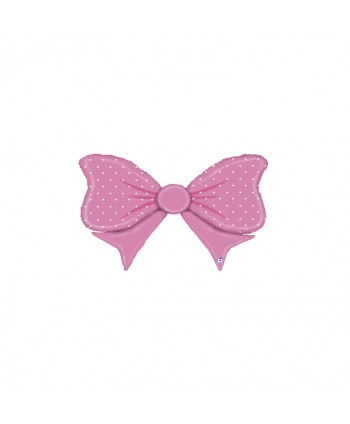 GLOBO FOIL 18" 46CM LAZO ROSA