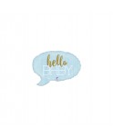 GLOBO FOIL 24" 61CM NUBE AZUL "HELLO BABY"