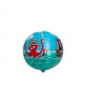 GLOBO FOIL 17" 43CM 3D ESFERA PIRATA