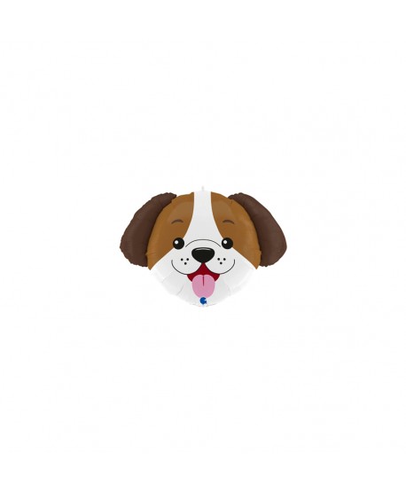 GLOBO FOIL 33" 84CM CABEZA  PERRO 