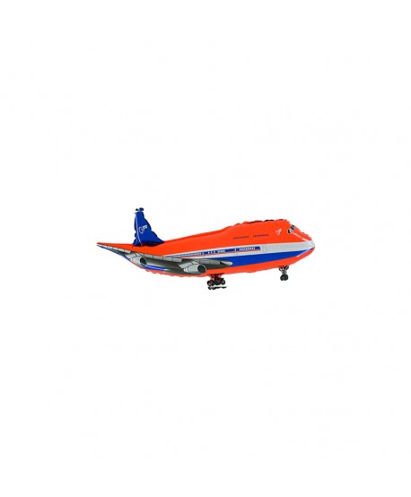 GLOBO FOIL 29" 74CM AVION ROJO