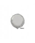 GLOBO FOIL 32" REDONDO PLATA