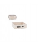 CAJA MADERA ZOE 15X15X5CM C - BLANCO