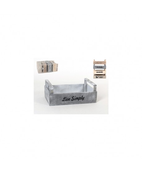 CAJA MADERA RUBY 32X20X12CM 4 SURTIDOS