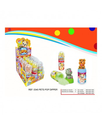 PETS POP DIPPER LOLLIPOP&POWDER 12UN.