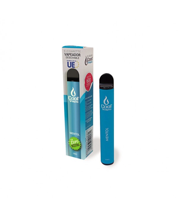 COOL VAPEADOR DESECH.MENTOL 5UN.ZERO NICOTINA