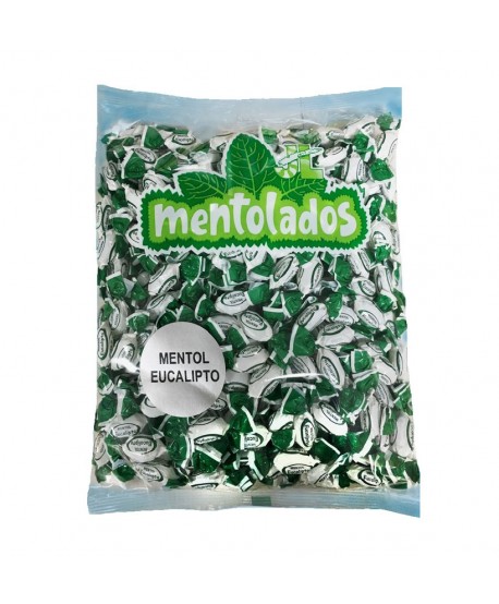 CARAMELO MENTOLADO EUCALIPTO BOLSA 1KG.