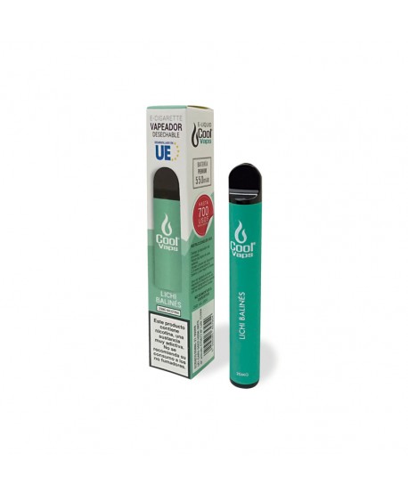 COOL VAPEADOR DESECH. LICHI BALINES 5UN. NICOTINA
