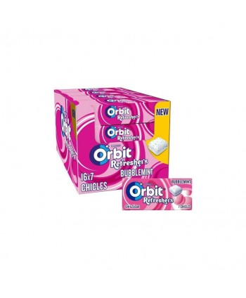 ORBIT REFRESHERS BUBLEMINT 16UN.