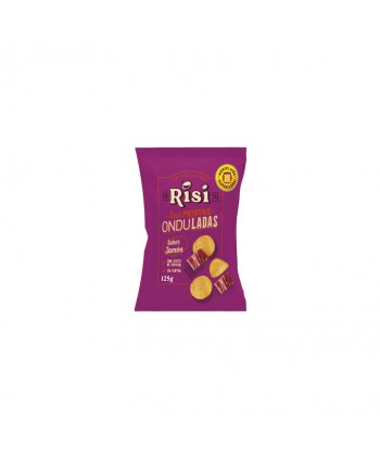 PAPAS ONDULADAS JAMON 9X125GR.