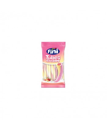 FINI BOLSITA  TUBES CREAMY FRESA PLATANO 12X80GR.