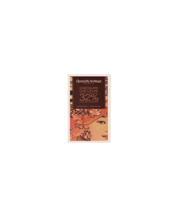 AMATLLER CHOCOLATE 32% LECHE BOURBON 10X70GR.