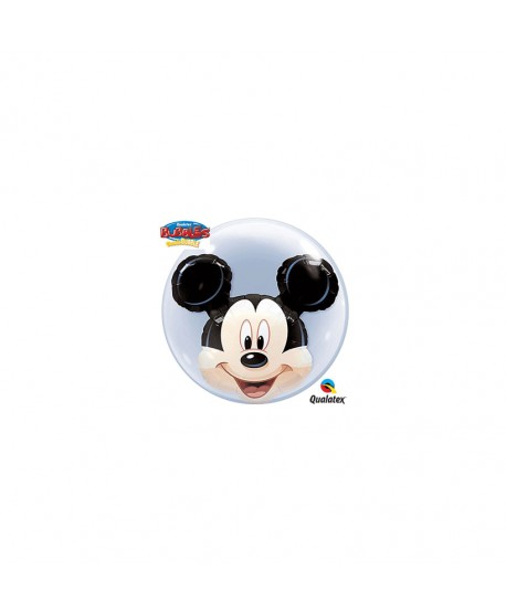 GLOBO BUBBLES 24" DOUBLE MICKEY MOUSE