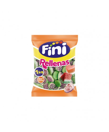 FINI CEREBROS RELLENOS VERDES BRILLO BOLSA 1KG.