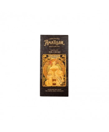 AMATLLER CHOCOLATE 70% CACAO CARTELES 10X70GR.