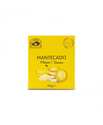 POLVORON MANTECADO PLATANO 10X190GR.