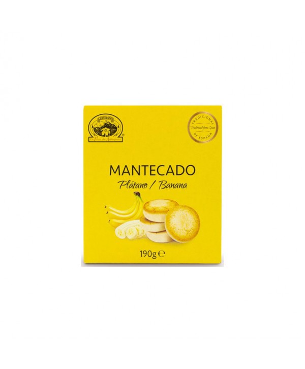 POLVORON MANTECADO PLATANO 10X190GR.