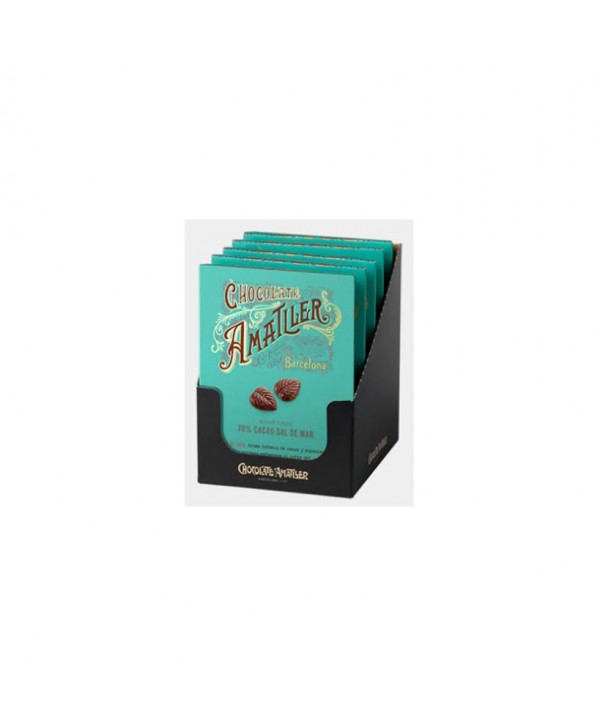 AMATLLER ESTUCHE HOJAS 70% SAL DE MAR 12X60GR. 1630