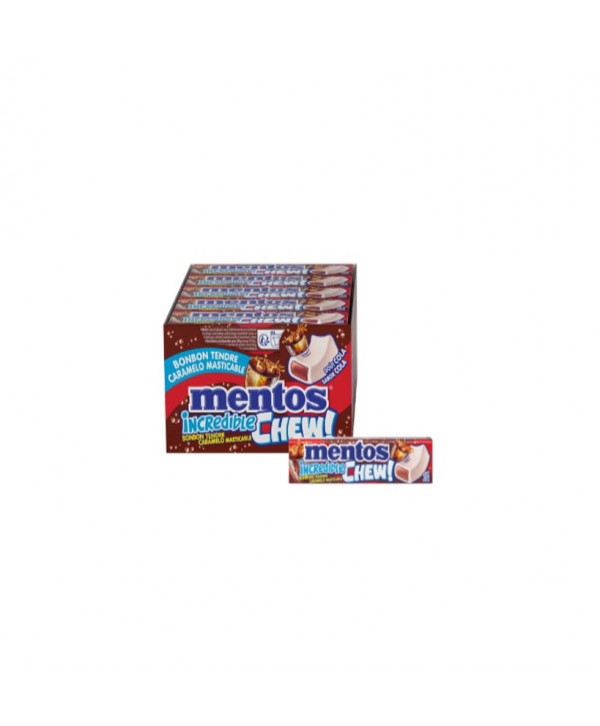 MENTOS INCREDIBLE CHEW COLA 20X45GR.