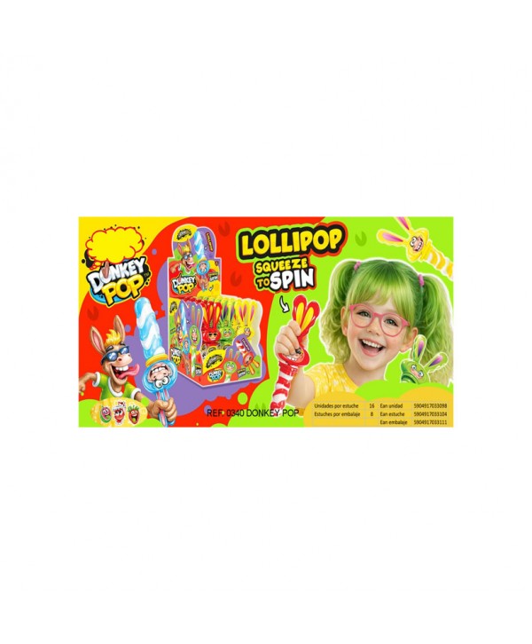 LOLLIPOP DONKEY POP 16X23GR.