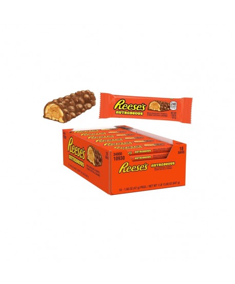 REESE´S PEANUT BUTTER BAR NUTRAGEOUS 18UNX47GR.