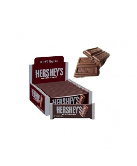 HERSHEY´S MILK CHOCOLATE FLAVOUR 24UNX40GR.