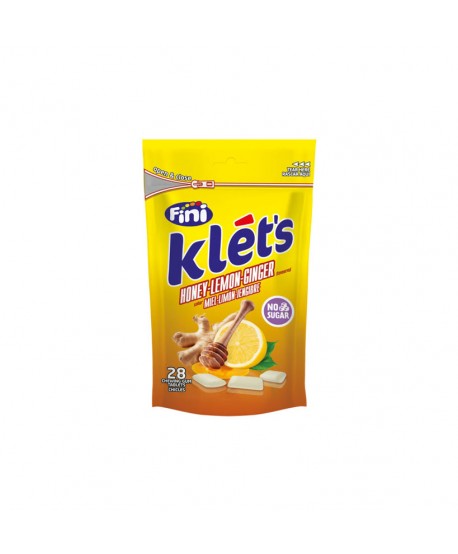 FINI BOLSITA CHICLES KLET´S JENGIBRE LIMON 22X39GR. 